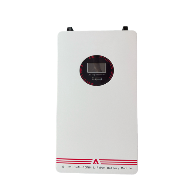 Home Solar Energy Storage System 51.2V 314Ah LiFePo4 Lithium Battery Pack 16kWh for Residential Use