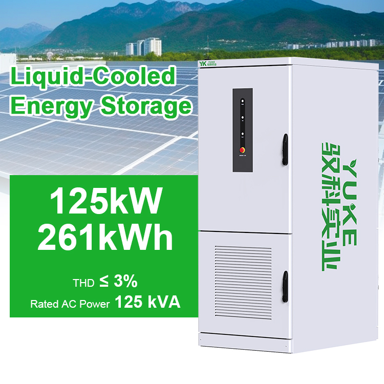 IP65 Liquid Cooled Lithium Battery Pack Hybrid System 100kWh Industrial Battery Storage Cabinet
