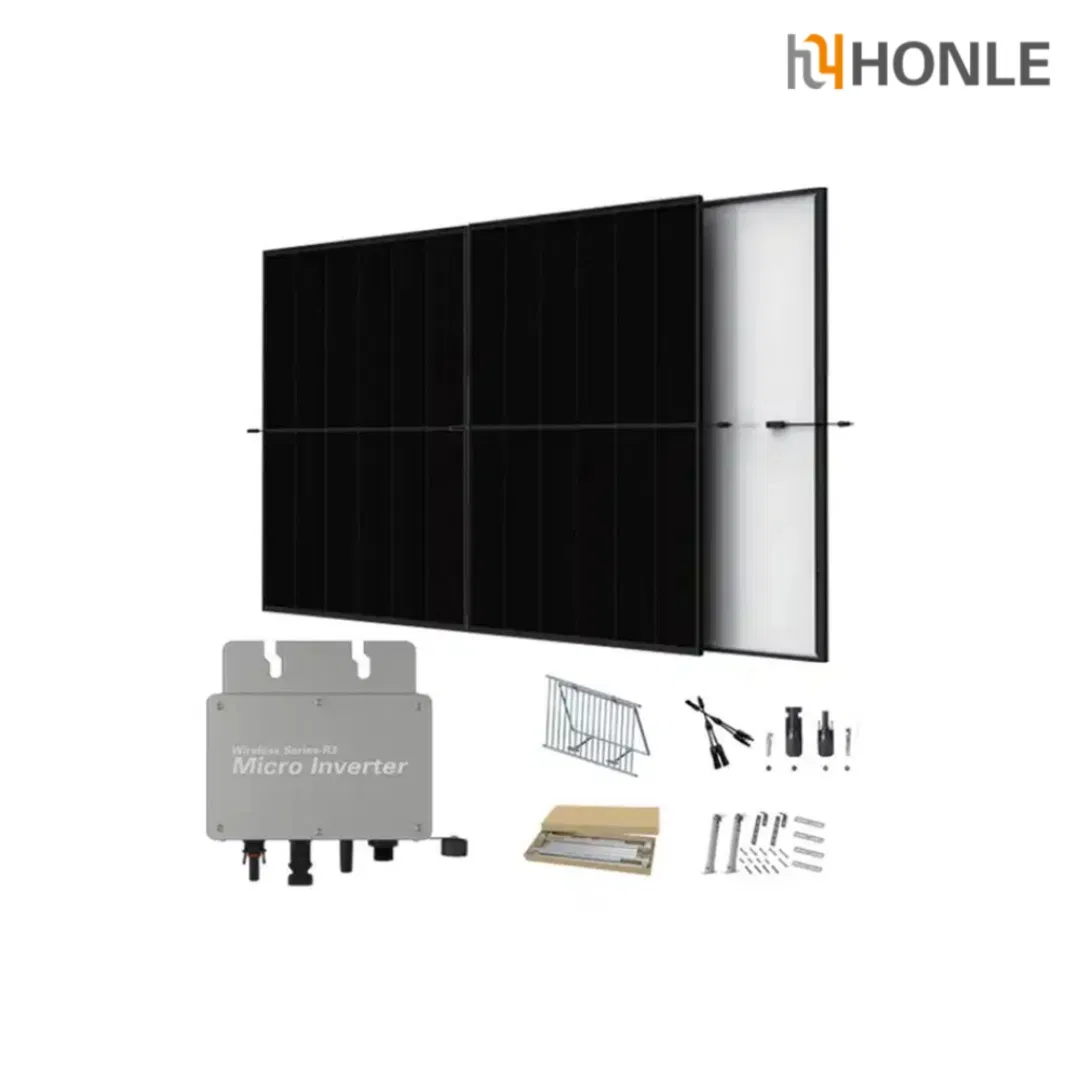Solar Panel with Micro Inverter 800W Home Energy Storage System Roof Balcony Renewable Energy Generation