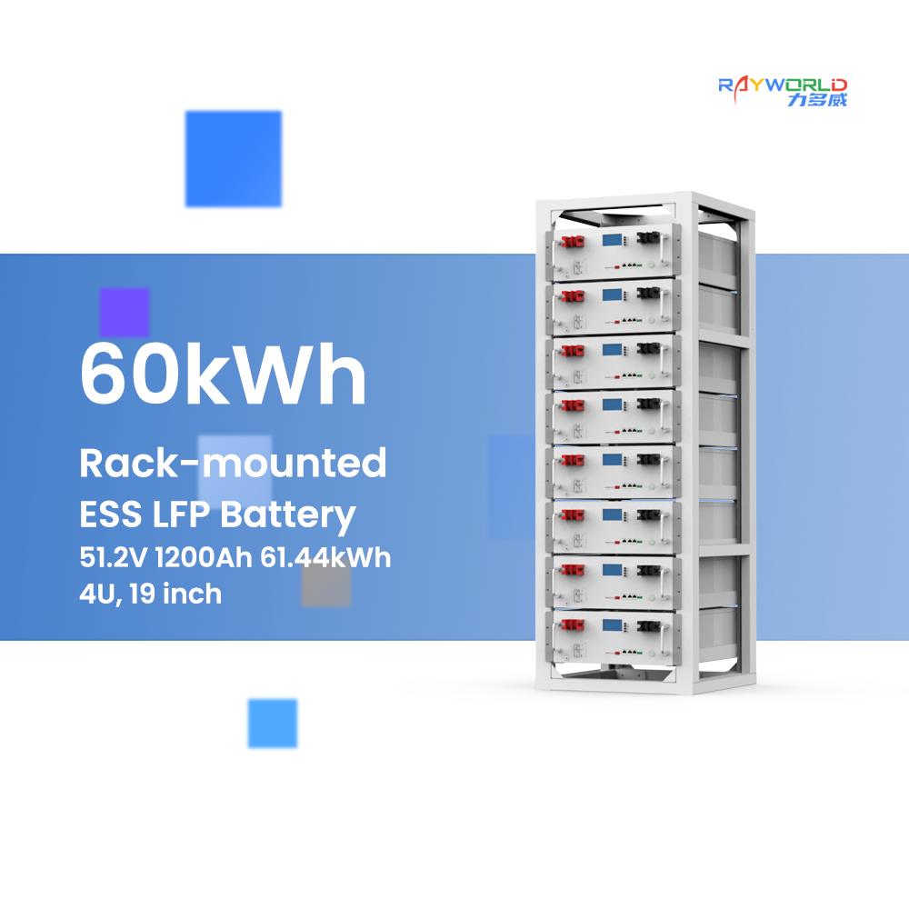 Rayworld Battery Storage 60kwh Generator Industrial and Commercial Solar Lithium Energy Storage Container System