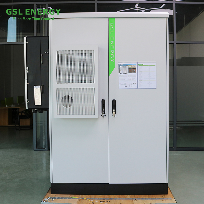GSL Energy 172KWH/230KWH LiFePO4 Battery Cabinet Energy Storage Air Cooling BESS Commercial Microgrid Solar on Grid System