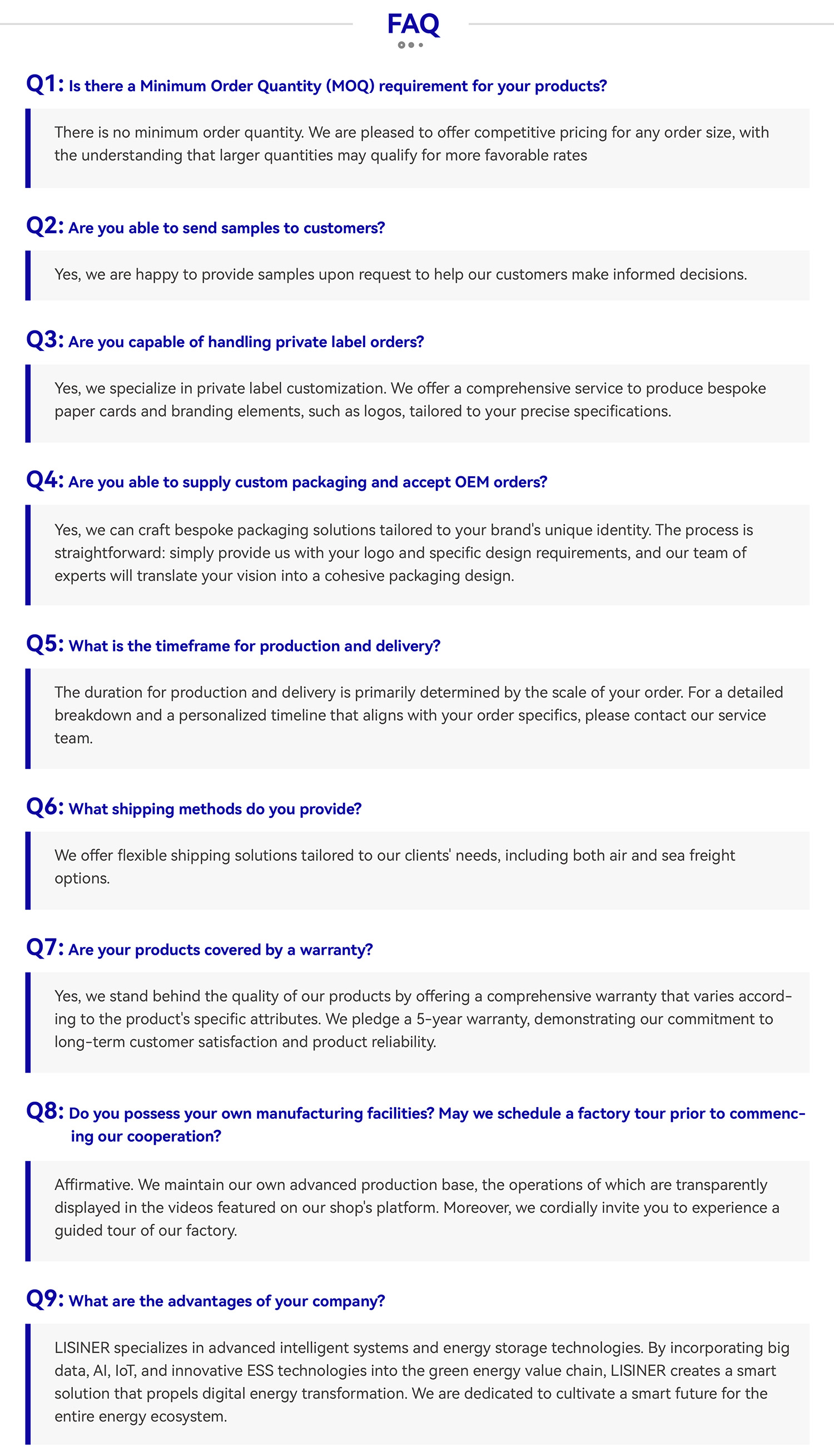 FAQ Guide 1
