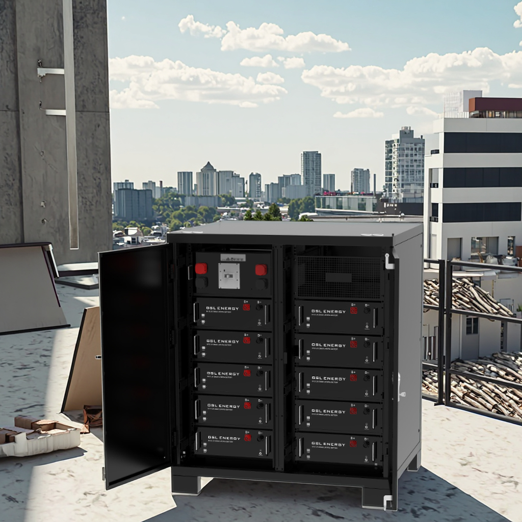 GSL ENERGY LiFePO4 PCS 80kWh 100kWh 200kWh BESS Outdoor Smart Energy Storage System Industrial and C for Island Microgrid System