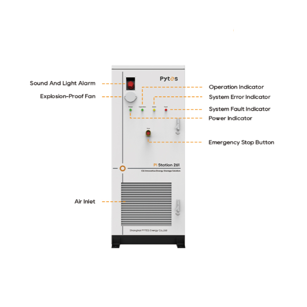 Pytes 261KWh Off-Grid Commercial Industrial Energy Storage System BESS LiFePO4 CE IEC62619 Microgrid Remote Power ESS