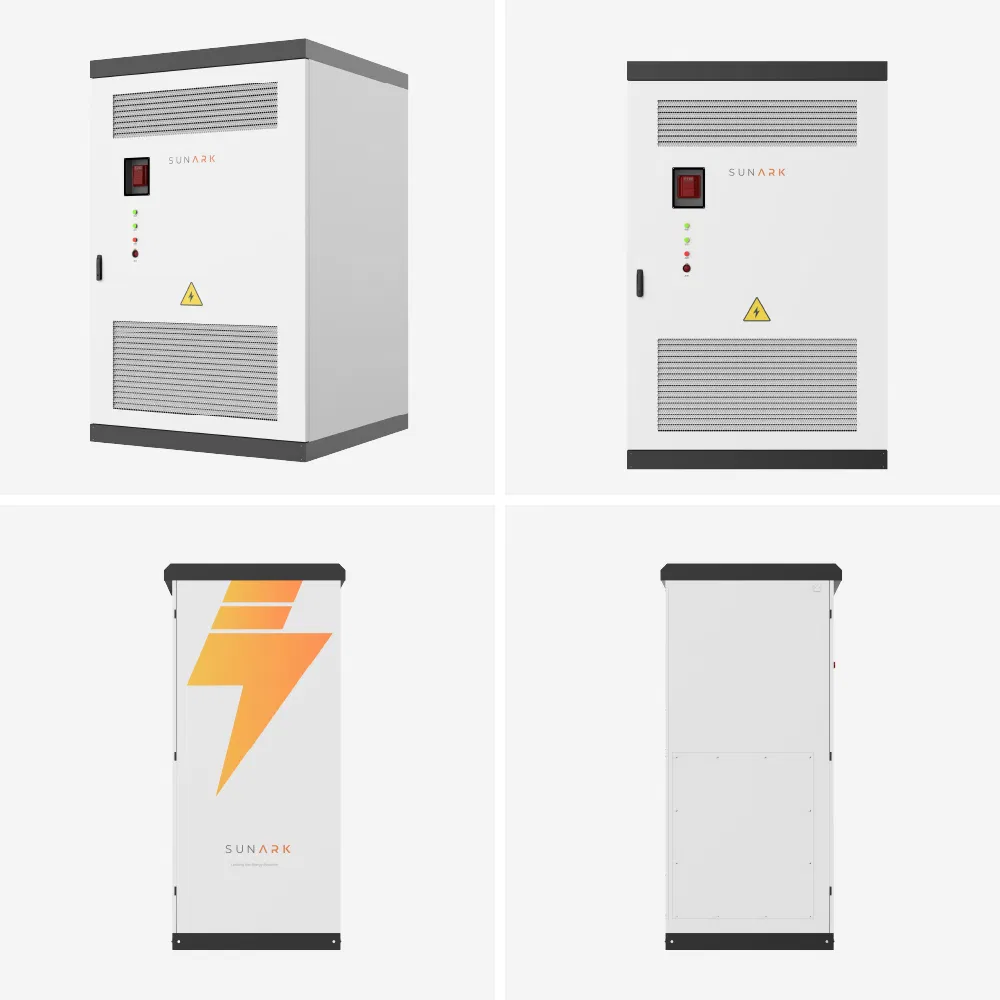 Sunark 125kw 261kwh Liquid Cooling Outdoor Cabinet Energy Storage System for High Power EV Fast Charging Solutions