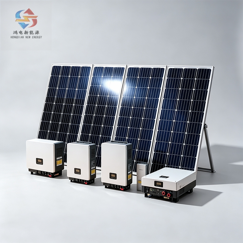 Hybrid Solar Power System for Grid Tied and Energy Storage Dual Mode Use