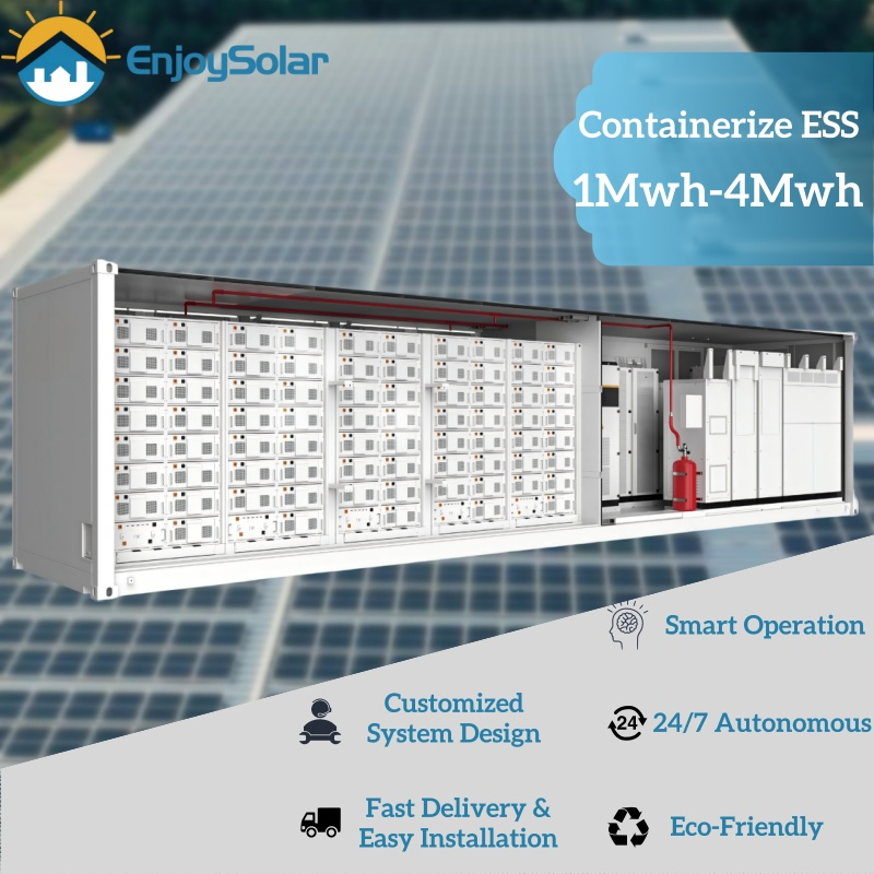 High-Capacity 5mwh 4mwh 3mwh 1mwh Solar Energy Storage Ess System for Peak Shaving