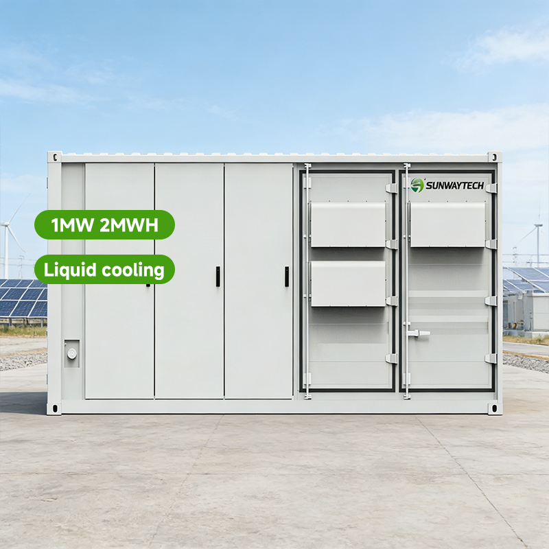 500Kwh 1Mwh 2Mwh Industrial 20FT Solar Container Energy Storage System Sunway BESS 1MW Liquid Cooling Solar System