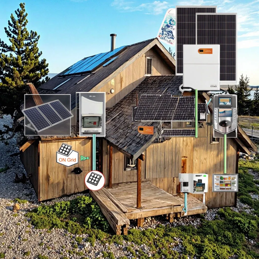 All-in-One 30kw Hybrid Solar Panel Power System with Emergency Backup Energy Storage Complete Solar Mounting System Kit