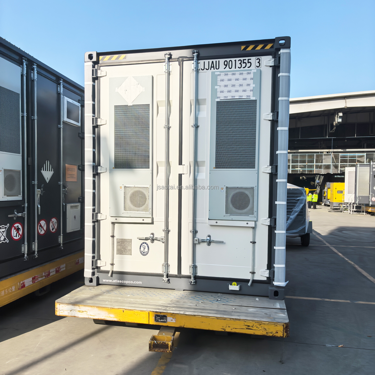 Atlas Copco Stackable EU 330Ah 250Ah 200Ah 160Ah 250Kwh 500Kva Rack Container Solar LiFePO4 Energy Storage Battery Systems