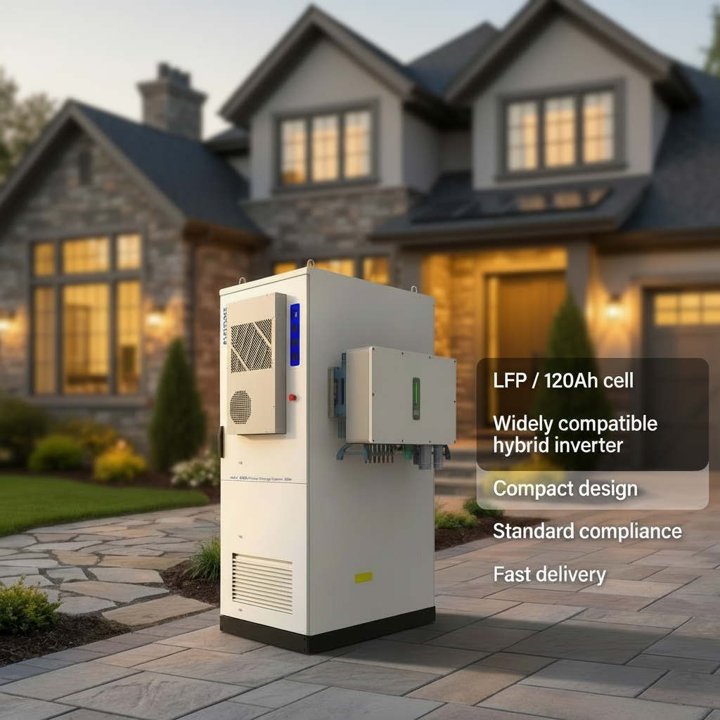 All-in-one Home Energy Storage System 25kW LiFePO4 Solar Battery
