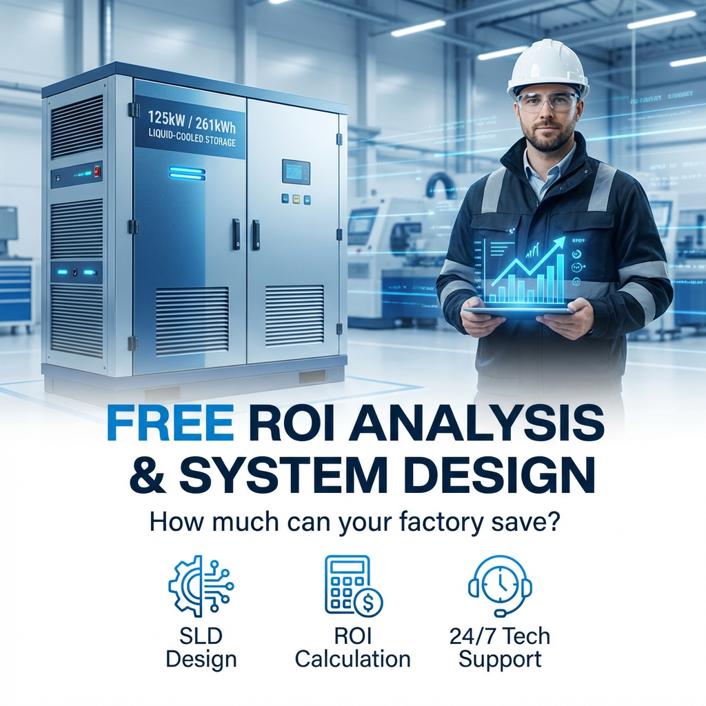 125kW 261kWh Off-grid Microgrid BESS for Mining &amp; Remote Area Reliable Liquid Cooled ESS