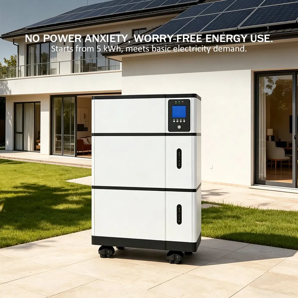 5kwh 10kwh 16kwh Stackable All-in-One Home Solar Battery Storage System with Hybrid Inverter and Smart Energy Management