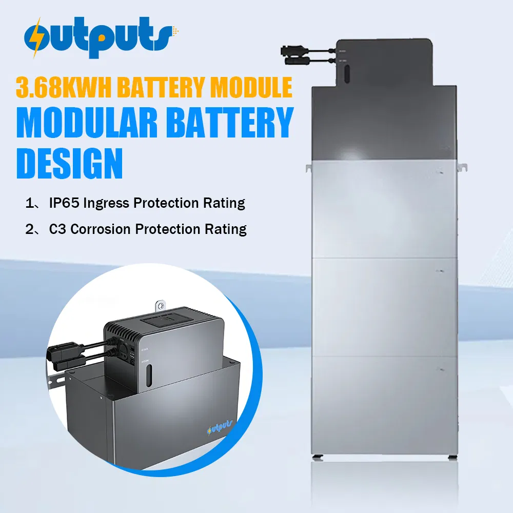 Ultra-Thin Stackable Balcony Bess Battery Energy Storage System with Micro-Inverter off-Grid &amp; Grid-Tied Ready