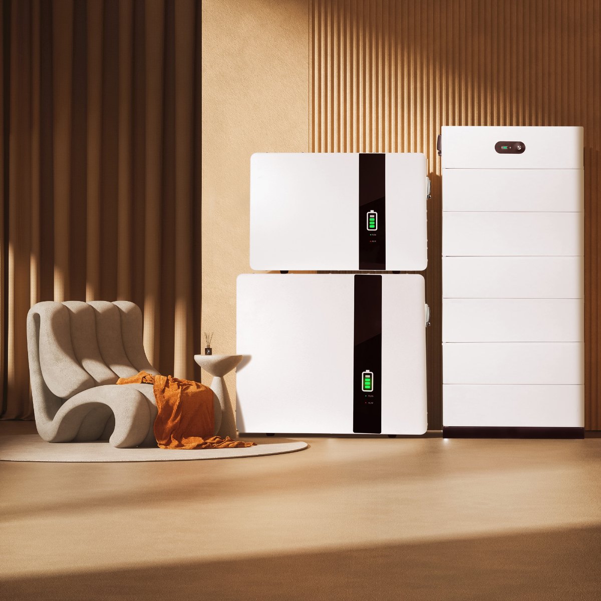 Low Voltage Container Energy Storage System Battery 5.12kWh LiFePO4 IP65 for Home Energy Storage System