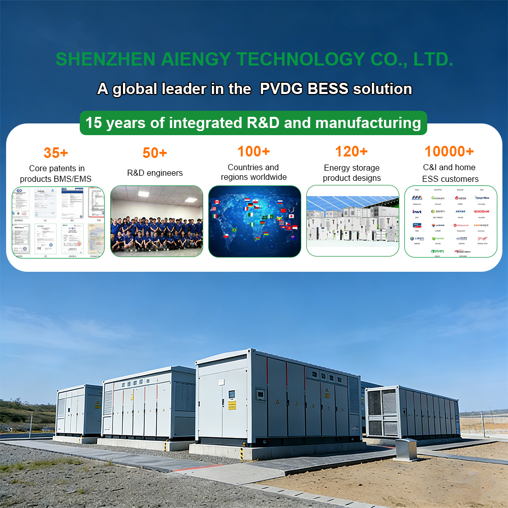 Factory Use Containerized Energy Storage System with Smart EMS, Industrial Commercial Battery Solution for Energy Cost Saving