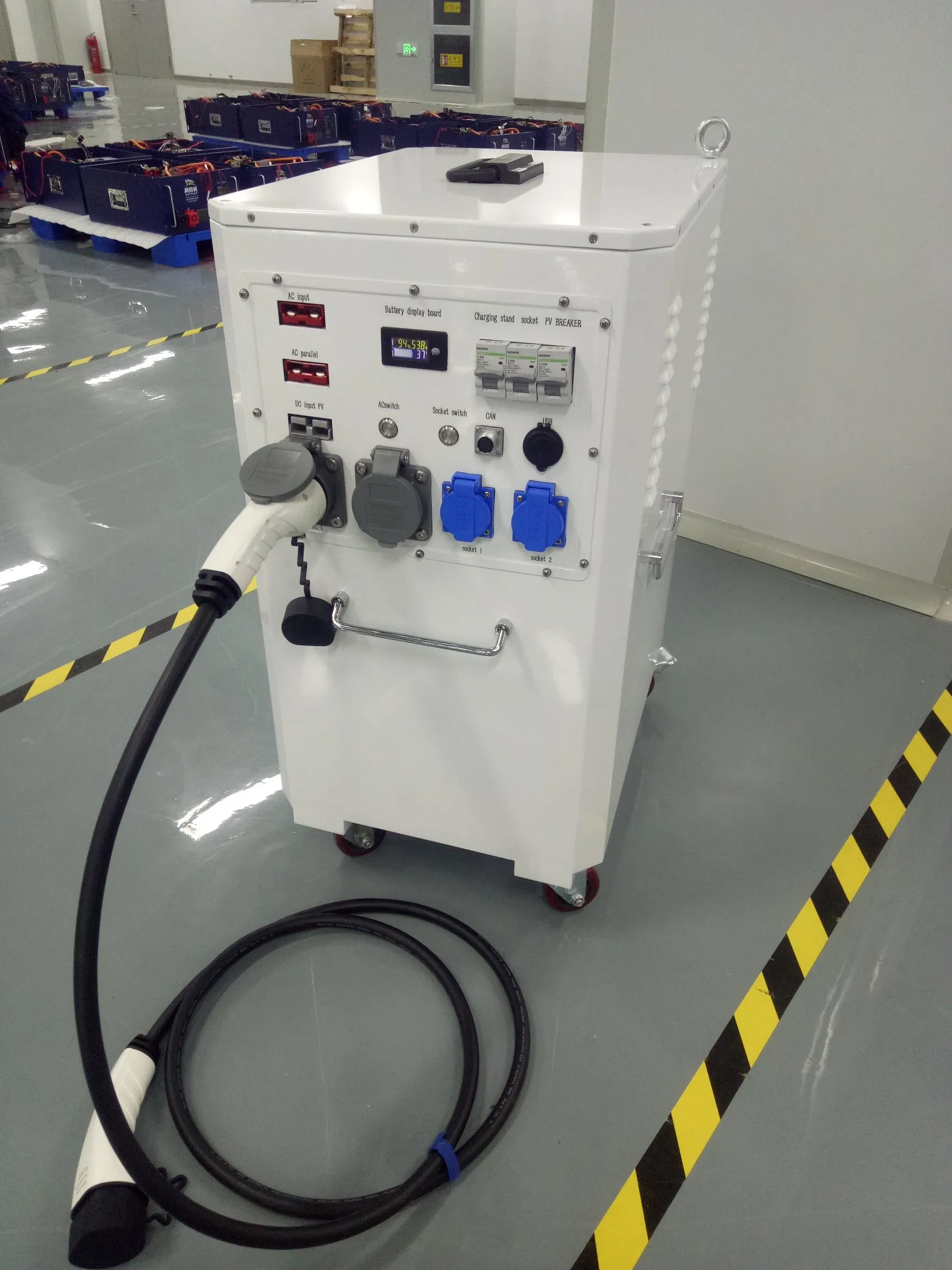 Yangtze Mobile Energy Storage System with EV Charging Gun &amp; Inverter