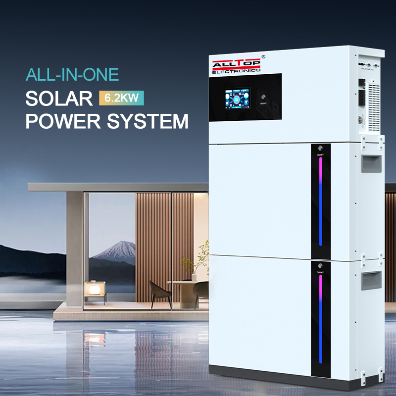 Advanced Grid-Tied Hybrid Solar Panel Energy Storage System