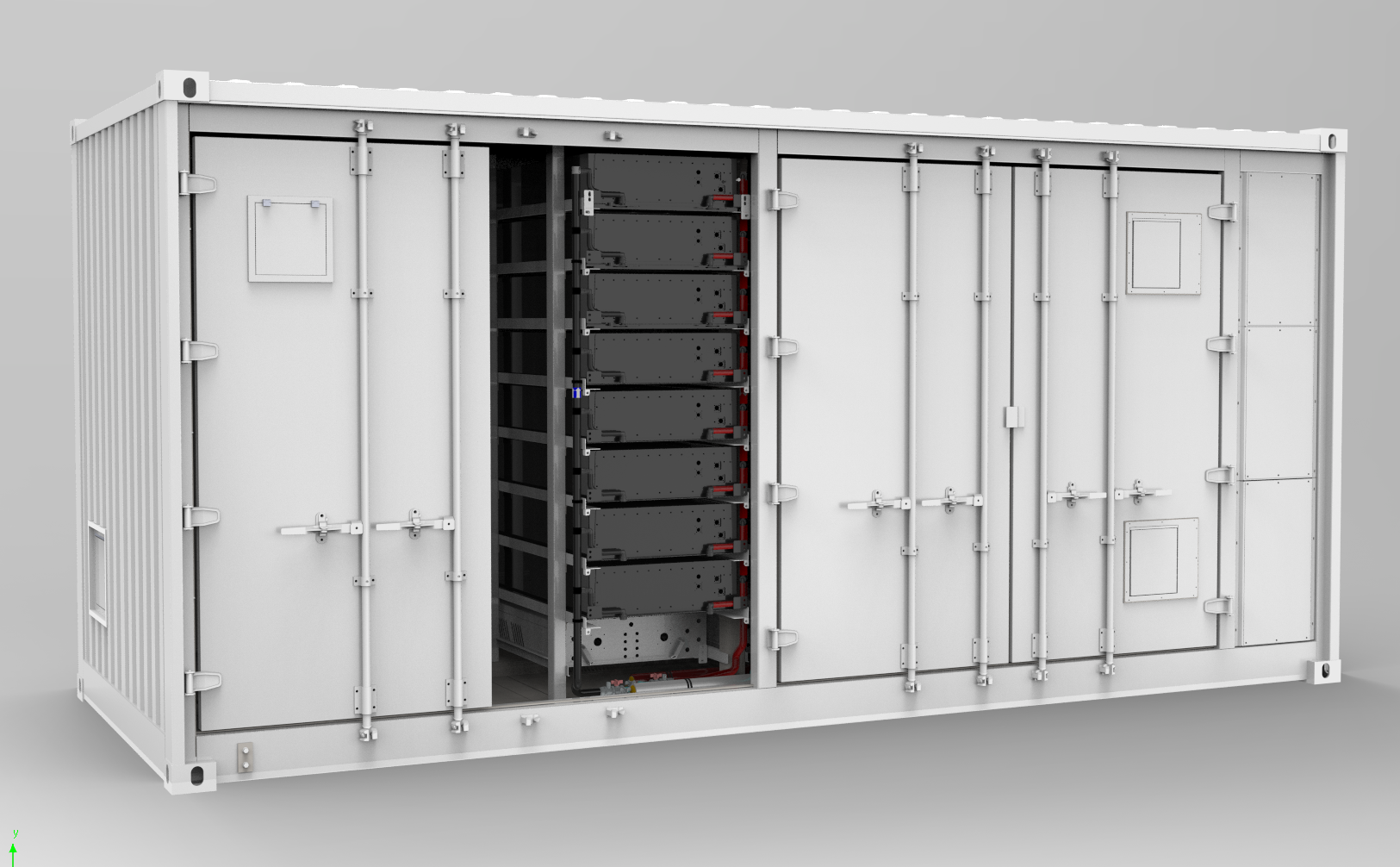 20FT 5MWh Liquid-Cooled Containerized Energy Storage System 2.5MW/5MW LiFePO4 Battery BESS for Utility