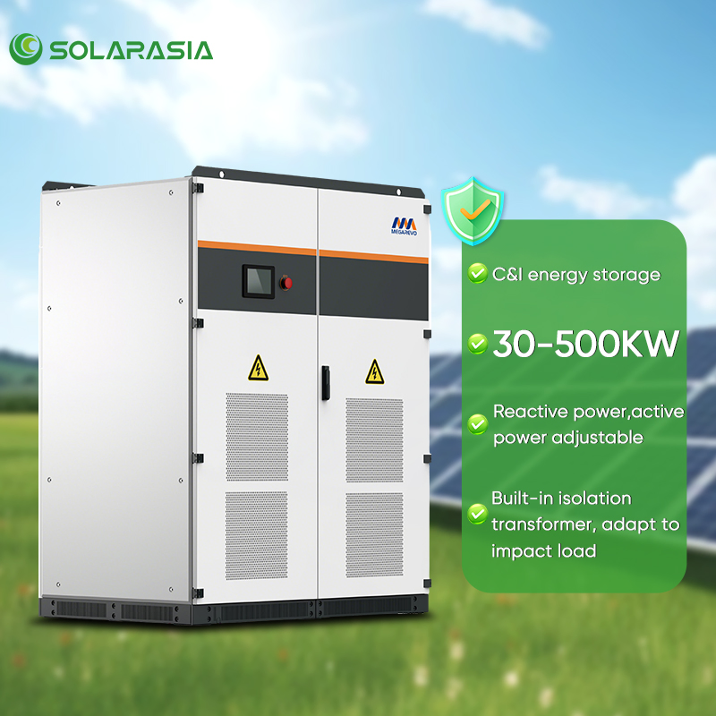 Megarevo Utility Scale Power Conversion System 30kw 50kw 100kw 250kw 500kw Bidirectional Inverter for Energy Storage Projects