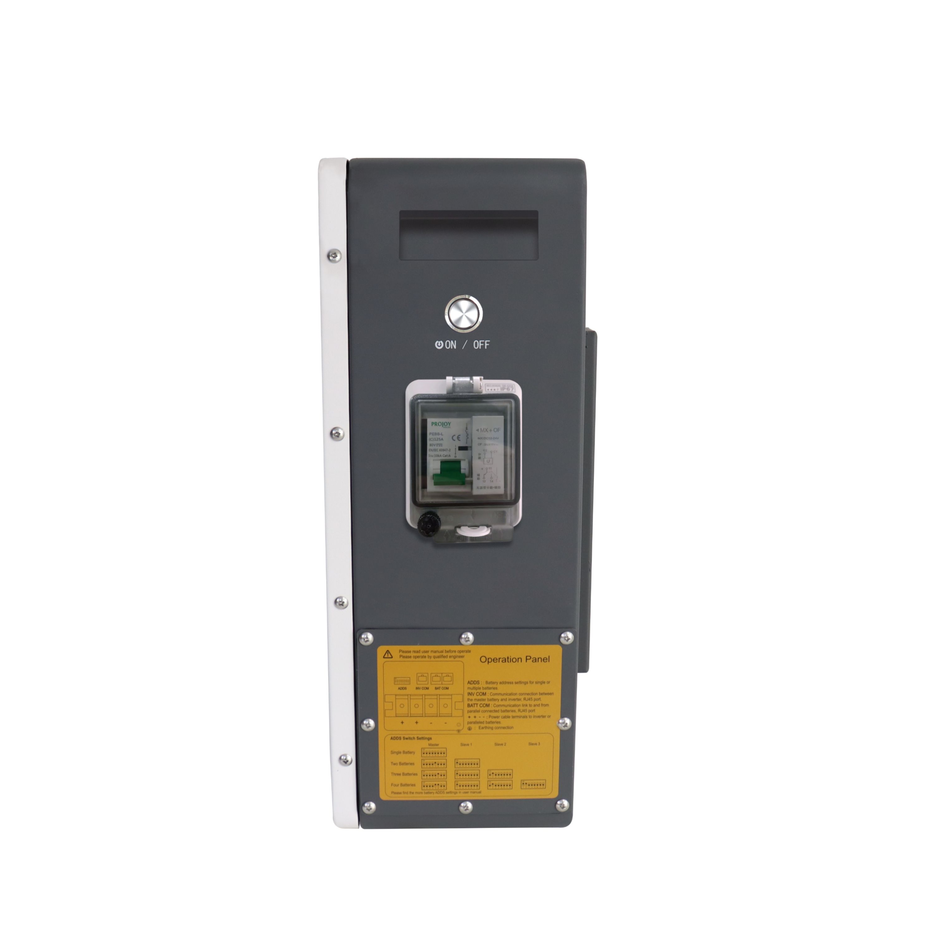 Low Voltage Container Energy Storage System Battery 5.12kWh LiFePO4 IP65 for Home Energy Storage System