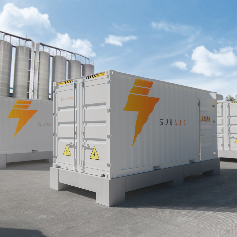 Sunark Energy Battery Storage Container 645Kwh 1MWH 2MWH High Voltage Industrial Lithium Battery Container Power Storage System