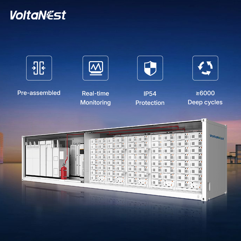 Voltanest All-in-One C&amp;I ESS 500kW 1000kWh 1000kW 2000kWh 1MWh 2MWh C&amp;I Container Battery Energy System