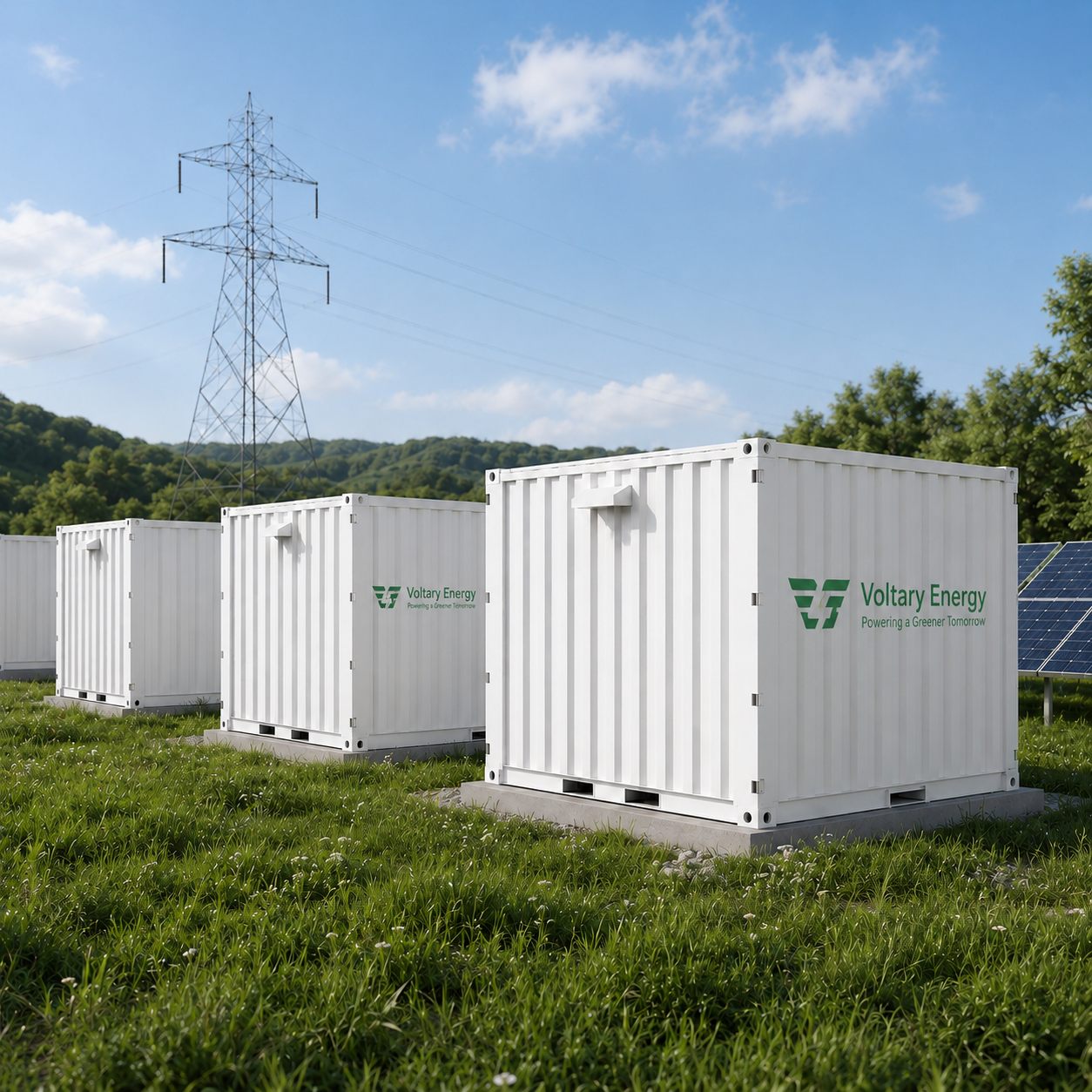 LiFePO4 Solar Battery Energy Storage System 100KWh 215KWh 500KWh 1MWh BESS Container BMS Battery Management System 10 Year