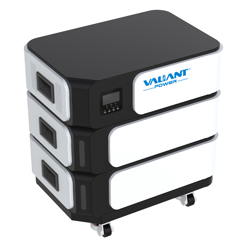 Lithium Battery Packs for Solar Energy Systems-Stackable LiFePO4 Residential Energy Storage System 10kwh with BMS