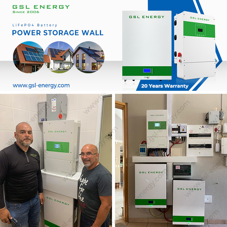 Gsl Energy Solar Energy Panel MPPT Controller Hybrid on Grid off Grid Inverter 3kw 5kw 10kw Power System with Lithium Battery for Storage