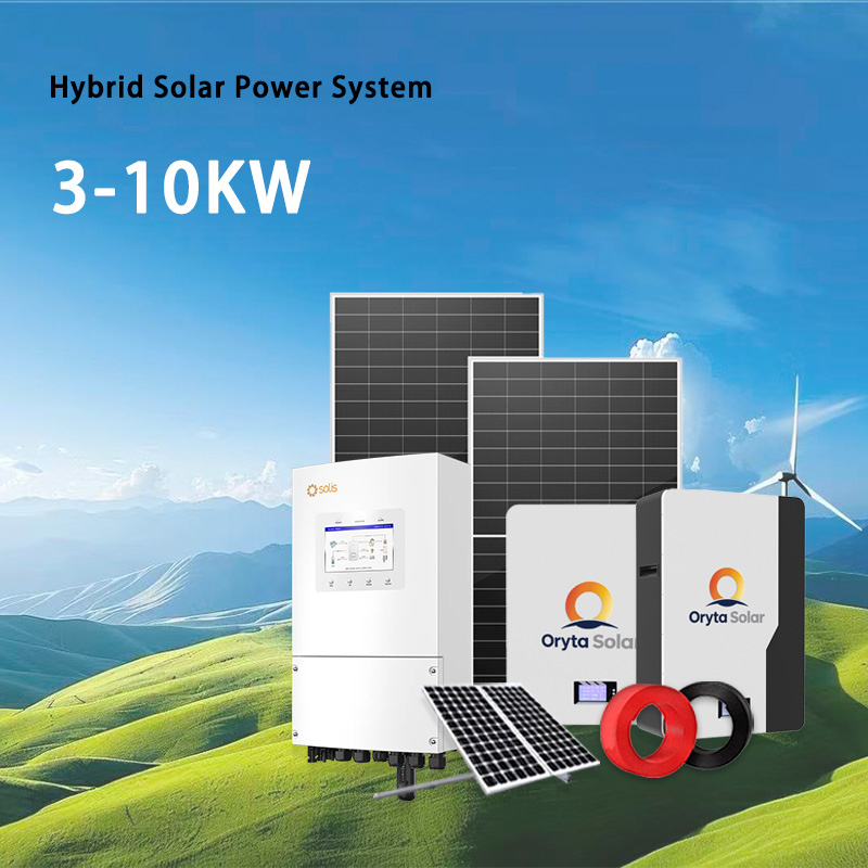 Residential Energy Storage System 3KW-10KW Hybrid Solar System With 10KWH-20KWH LiFePO4 Battery Oryta