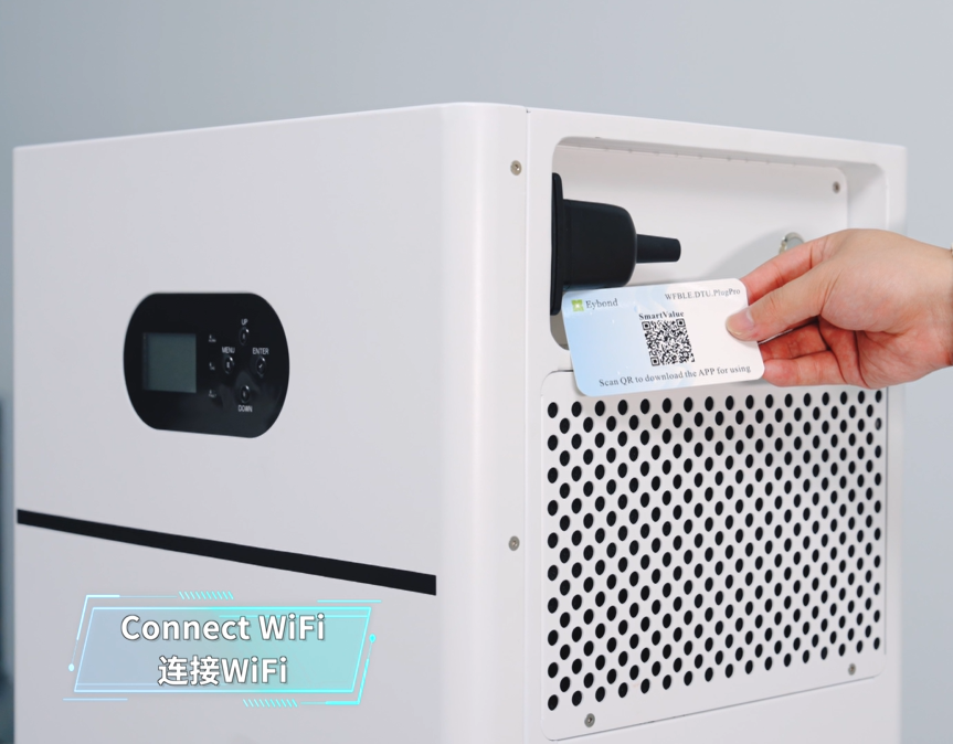 High Grade SMP-EU103 5kW5kWh 15 Batteries 6000+ Cycles Lithium Lifepo4 Solar Battery Pack Home Energy Storage System IP20 CAN