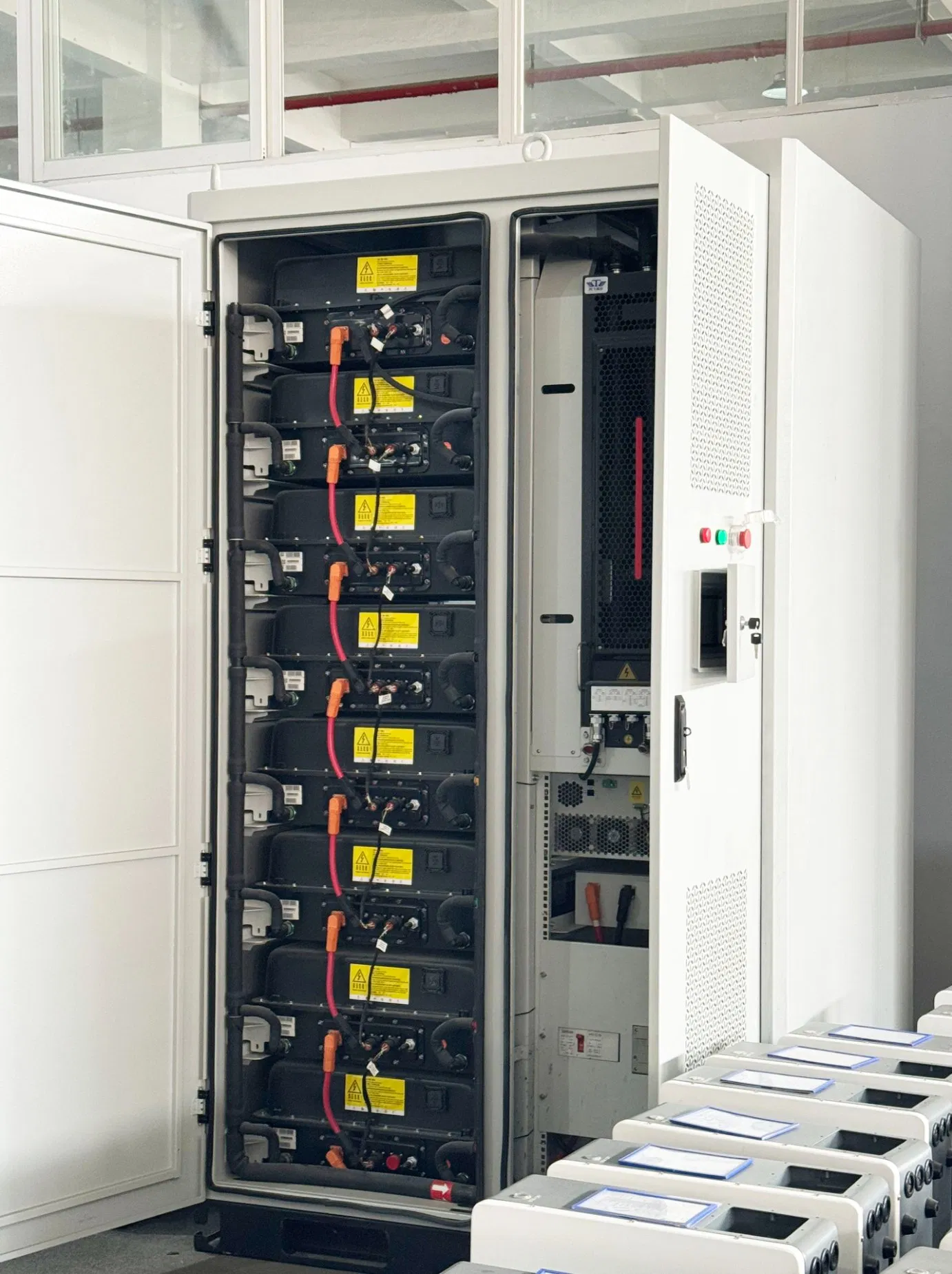 Factory Direct 50kw 100kwh High Voltage All-in-One Battery Energy Storage System LiFePO4 Outdoor Cabinet Air Cooling for Commercial Industrial Peak Shaving