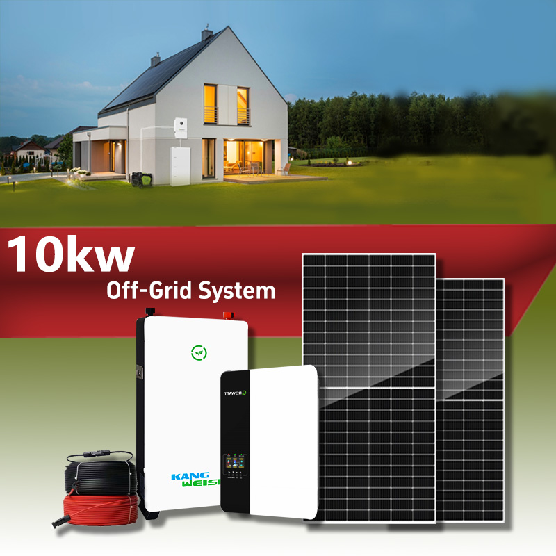 PV Systems Off Grid Hybrid Solar Energy Storage System 5Kw 8Kw 10Kw 15Kw Residential Solar Power Battery Complete Set