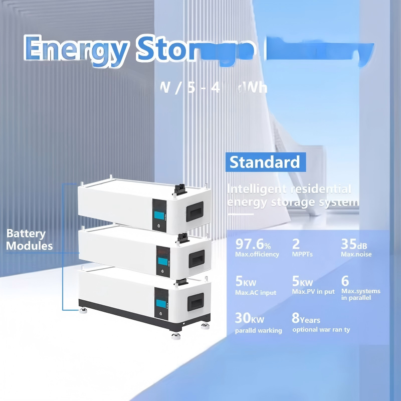 Residential Energy Storage Unit 12kWh 48V 51.2V LiFePO4 OEM ODM Available Expandable for Home Solar Backup Systems