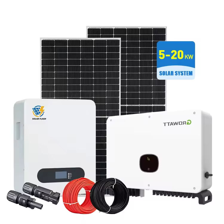 Manufacturer Direct 5 20kW Stackable Split Solar Energy Storage System with LiFePO4 Battery 6000 Cycles Reduces Bills 40%