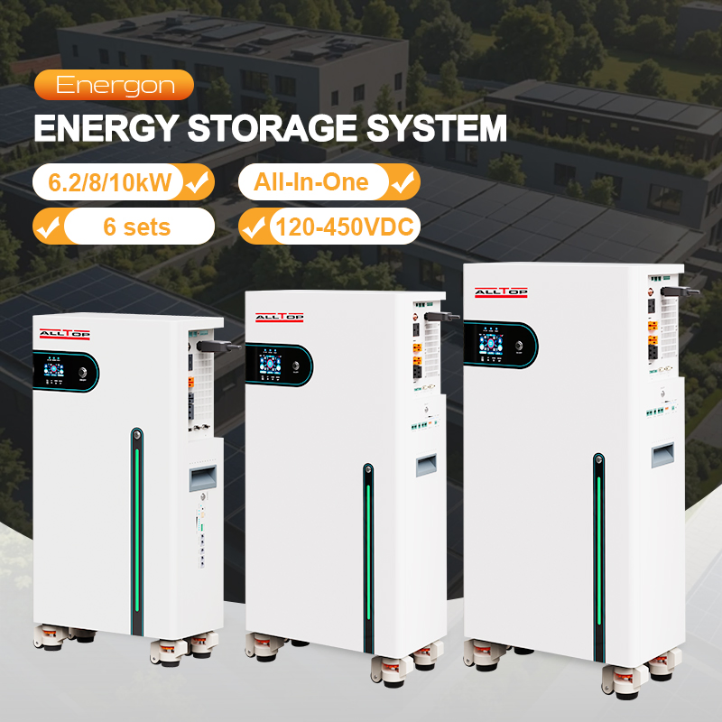 5kw 8kw 10kw Home Energy Storage System Lithium Battery 51.2V 200/300ah All-in-One Solar System with Inverter Wind/ Diesel /Grid Input Generator