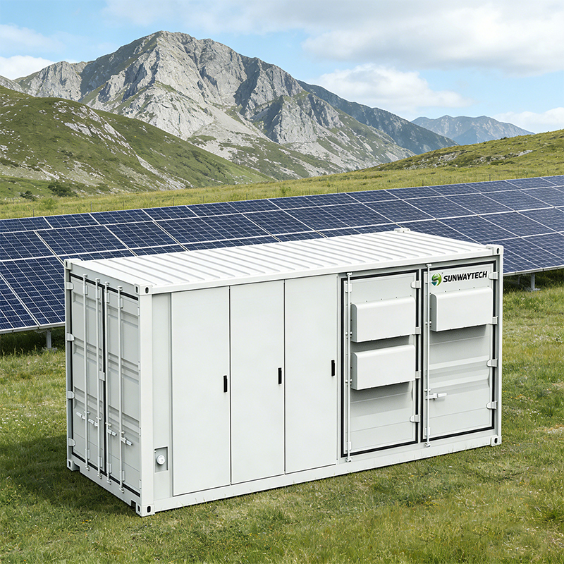 500Kwh 1Mwh 2Mwh Industrial 20FT Solar Container Energy Storage System Sunway BESS 1MW Liquid Cooling Solar System