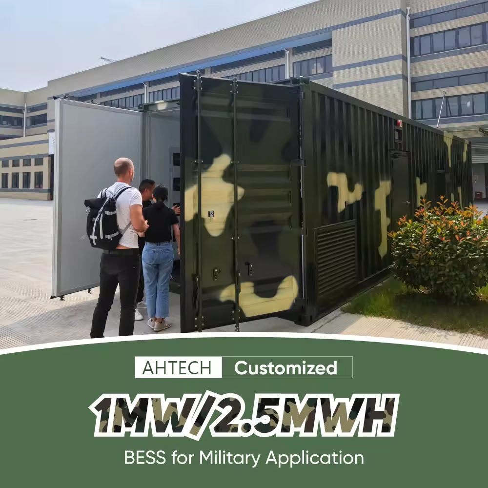 Solar Energy Battery Storage System 500Kwh 1Mwh 5Mwh Bess Containerized Energy Storage Battery