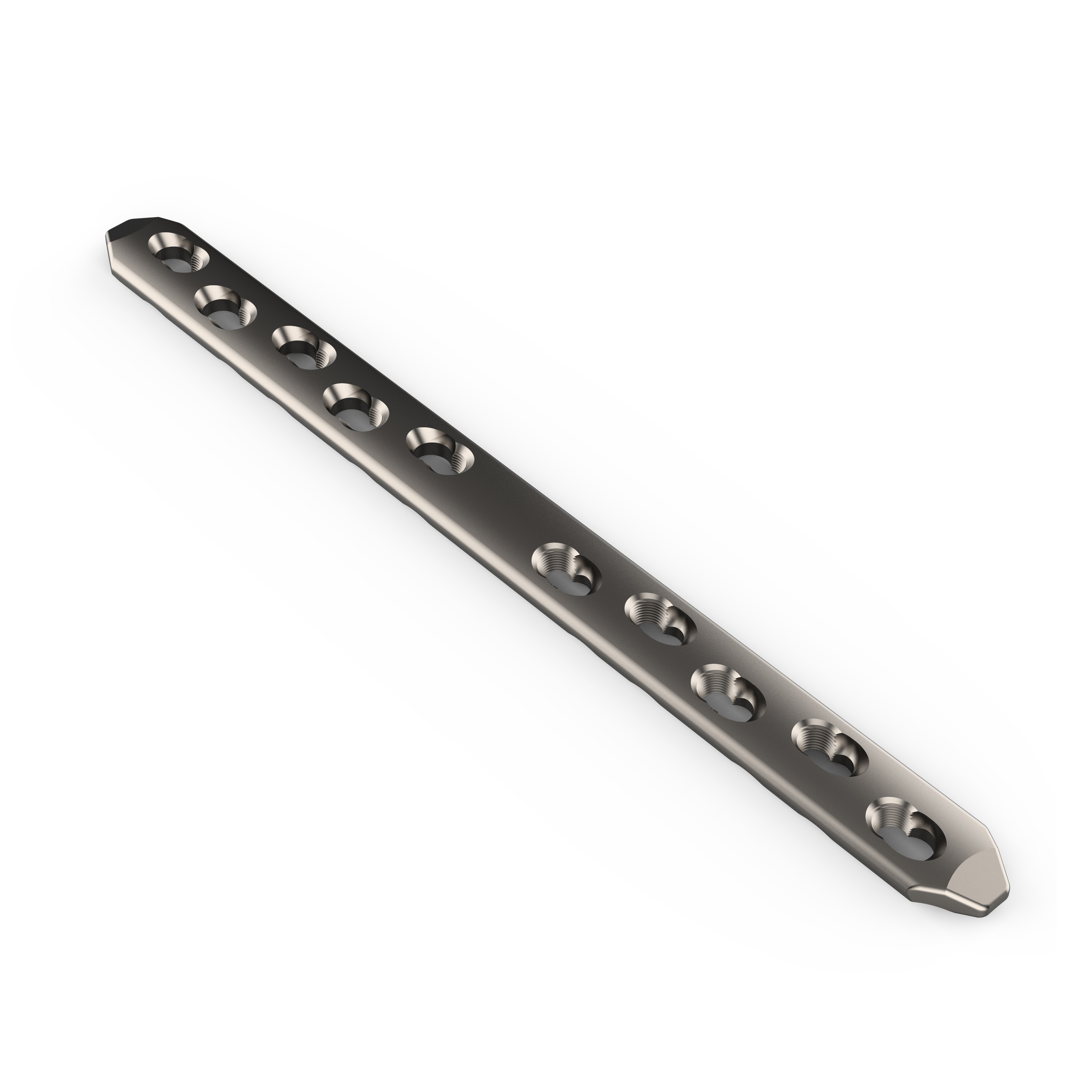 CANWELL 5.0mm Tibial Plate and Screws Titanium Compression Locking Plate Bone Orthopedic Implants Trauma Fracture Surgery
