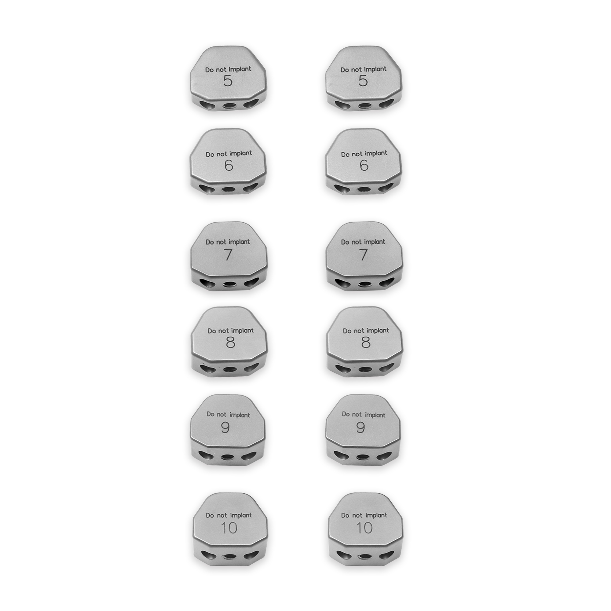 CANWELL Anterior Cervical Fusion Instrument Set PEEK Cage Spine Instrument Set Surgery ACDF Cage Instrument Set CE Certified