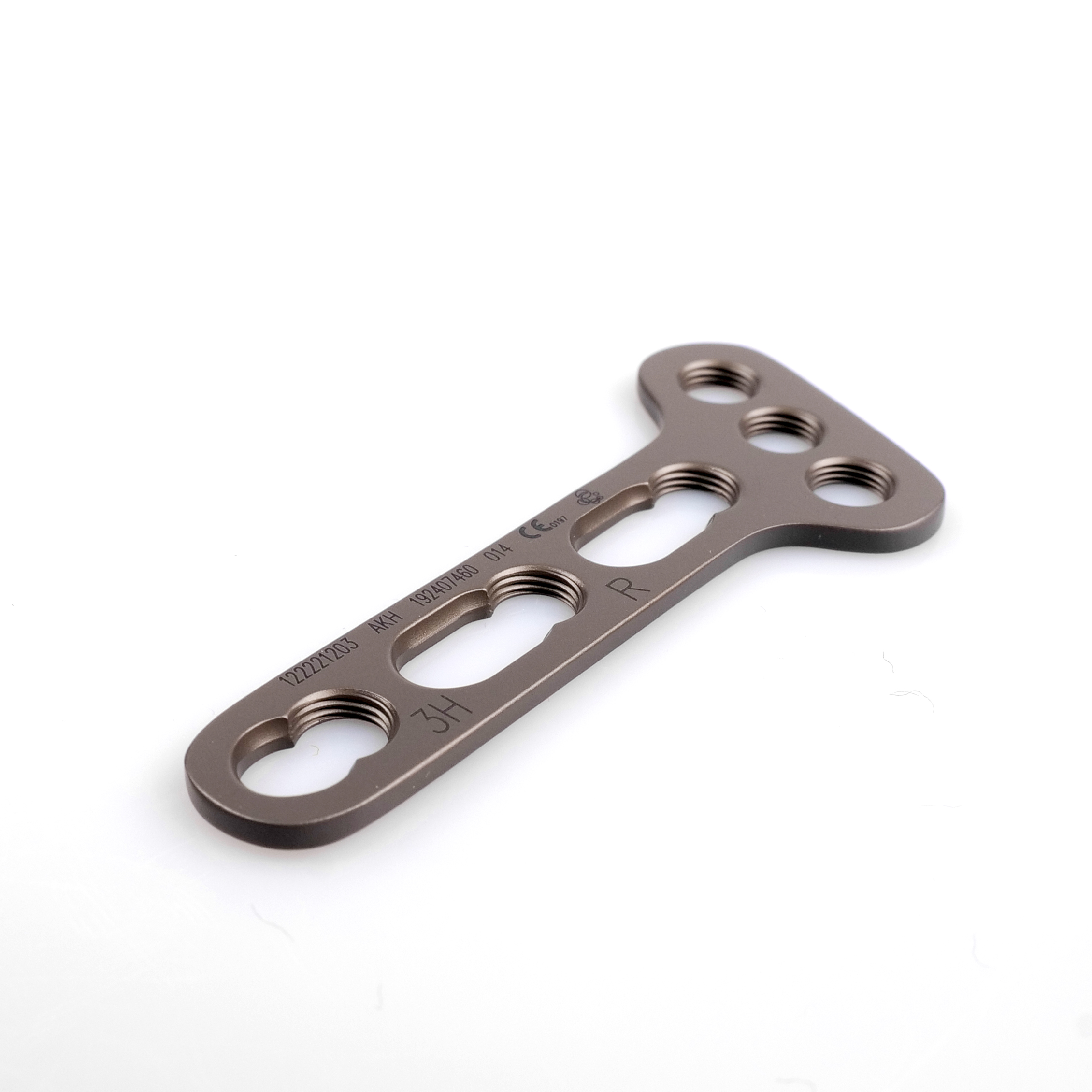 CANWELL 3.5mm Radius T Titanium Locking Plate Oblique Angled Orthopedic Implant Trauma Bone Fracture Surgery CE OEM