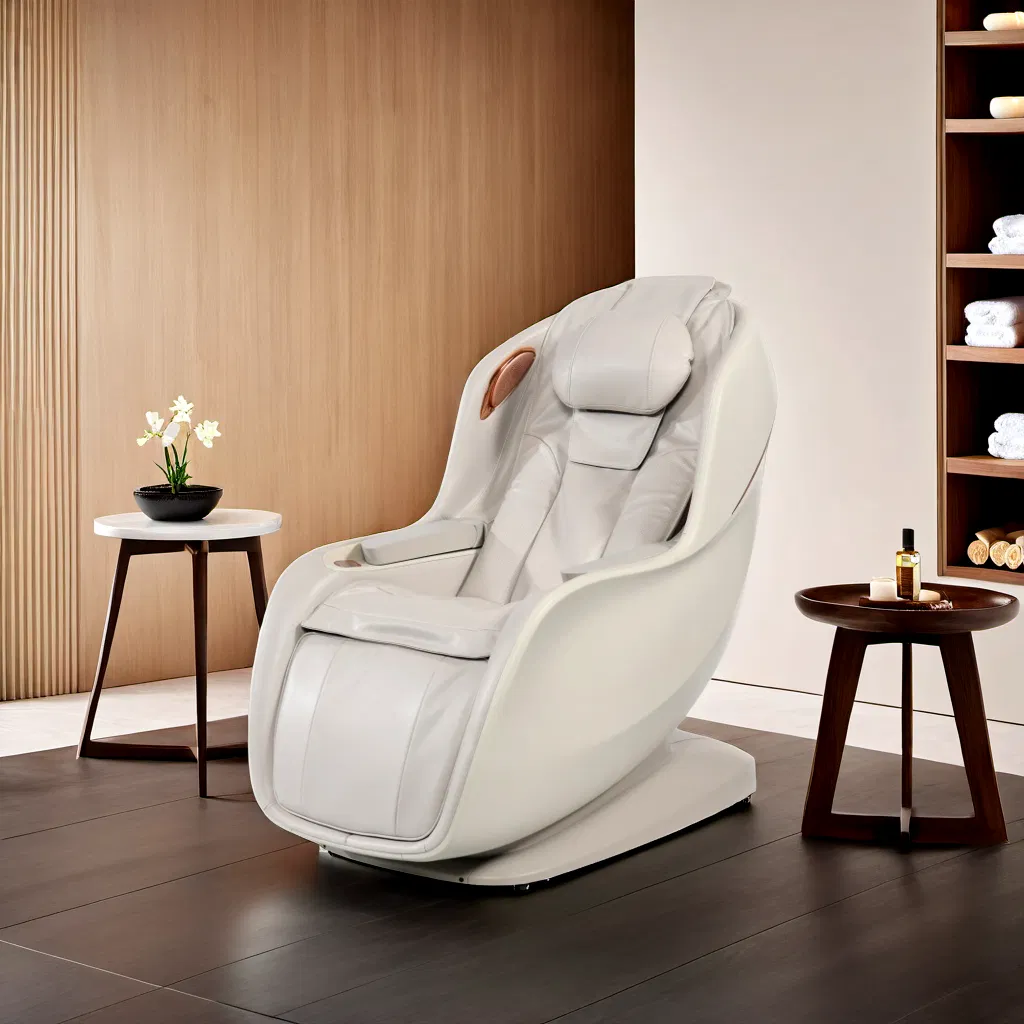 Deep Tissue Relief Recliner with Adjustable Armrest and Thermal Therapy for Neck Back Lumbar Thigh Calf Fatigue Relax Full Body Electric Massage Chair