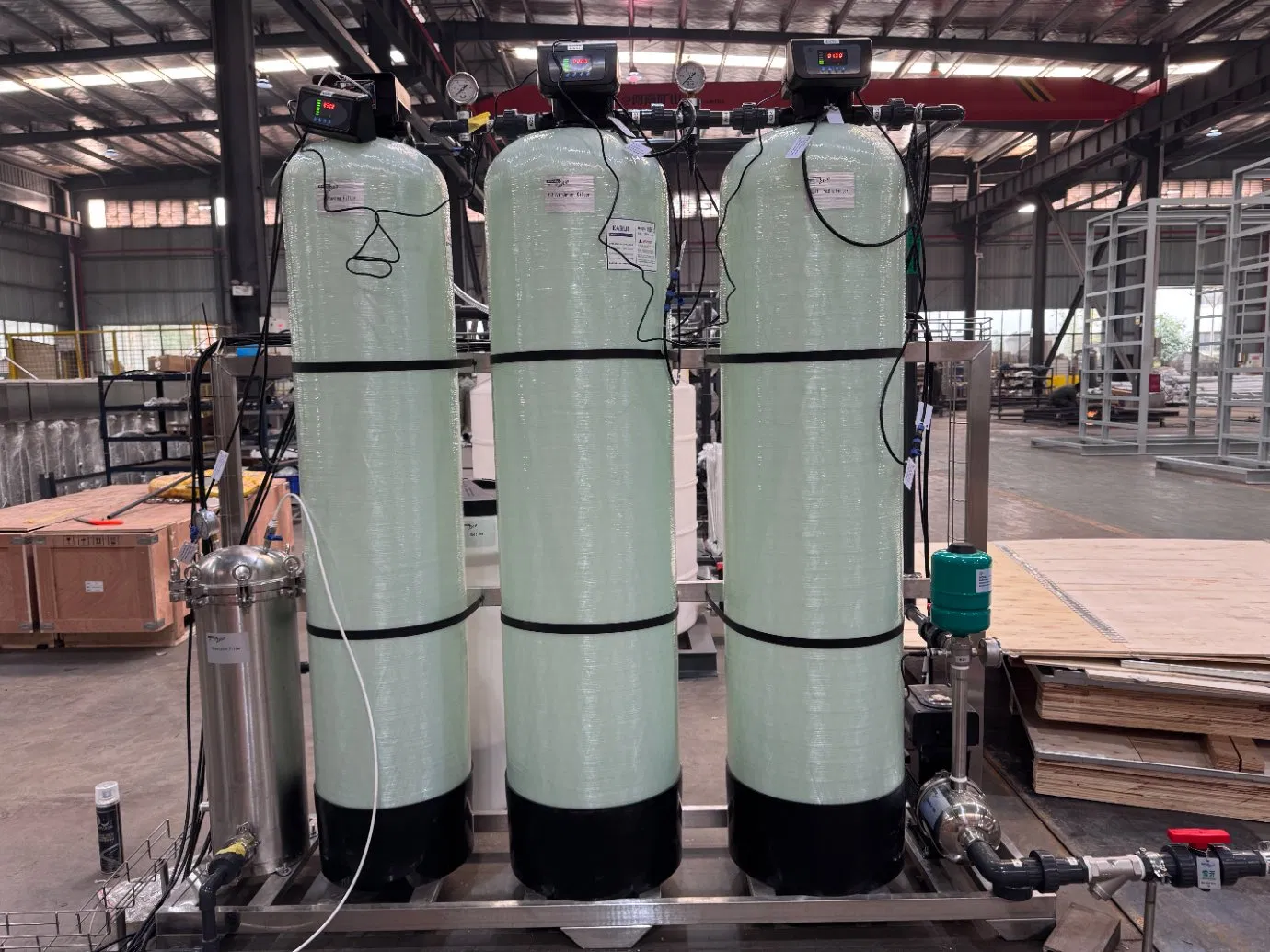 500lph Hemodialysis Pure Water System Double Stage RO with Heat Disinfection