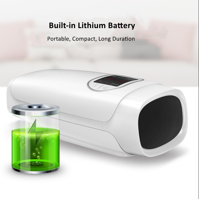 Portable Electric Air Compression Finger Arthritis Numbness Relief Muscle Relaxation Hand Massagers Machine with Heat for Arthritis and Carpal Tunnel