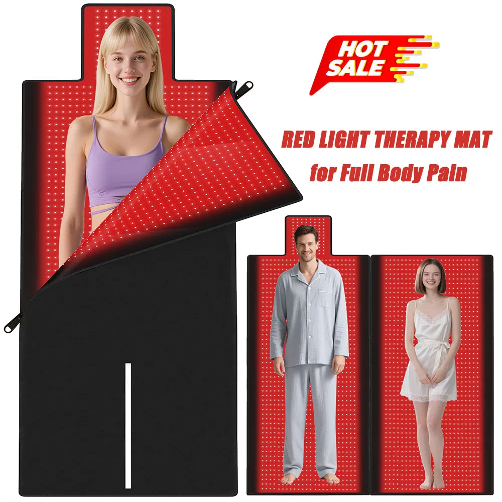 Versatile Red Light Therapy Pad with 2576 LEDs and 220W Power