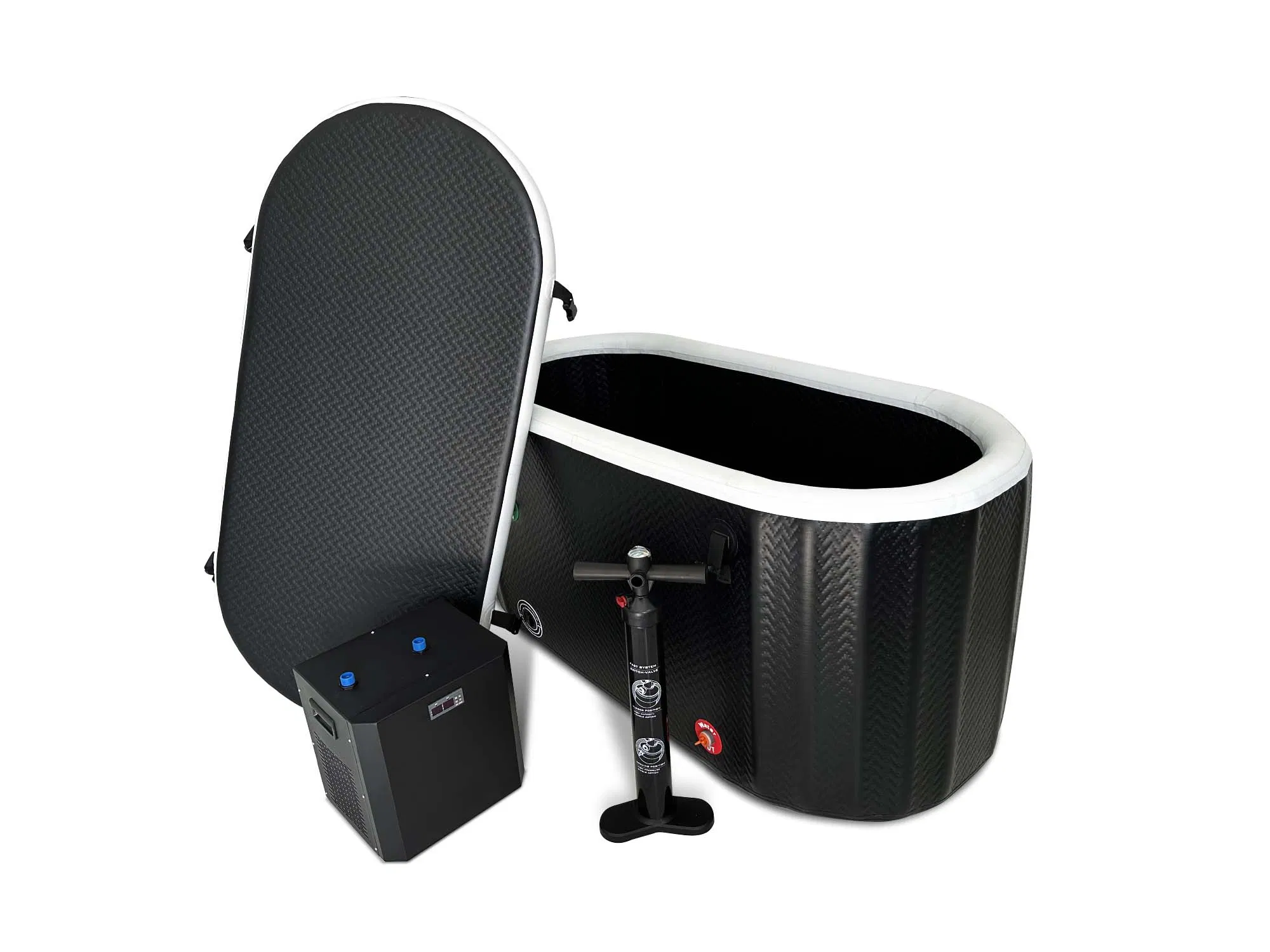 One Person Adults Commercial Cold Plunge Therapy Inflatable Portable Ice Bath Tub Pool Supports with Lid and Bag for Athletes Sports Recovery