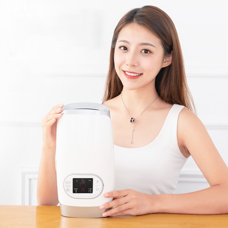 Portable Electric Air Compression Finger Arthritis Numbness Relief Muscle Relaxation Hand Massagers Machine with Heat for Arthritis and Carpal Tunnel