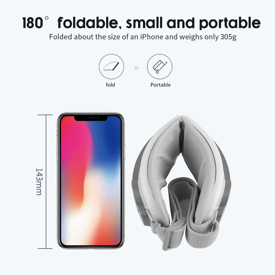 Portable Rechargeable Eye Care Massager Equipment Thermal Airbag Compression Eye Massager with Heat Music