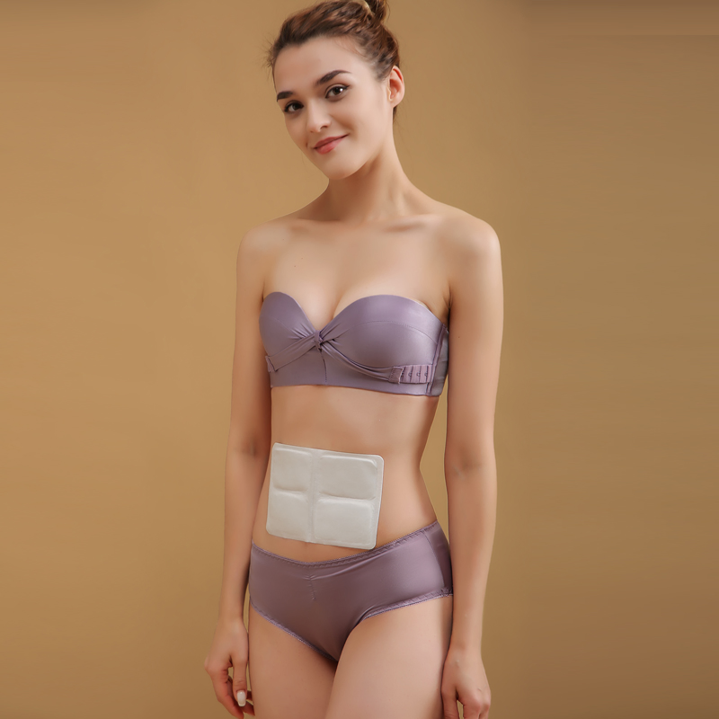 Air Activated Period Pain Patch with Perforated Line Menstrual Cramp Relief